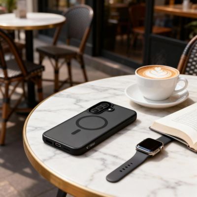 5. Tech-Protect Magmat MagSafe Case for Samsung Galaxy A36 / A37 / A56 / A27 5G - Matte Black