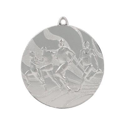 10. Silver medal - running - steel medal