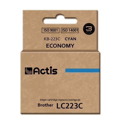 Actis KB-223C Ink (replaces Brother LC223C; Standard; 10 ml; blue)