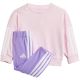 adidas Essentials Joggers Pink and Purple Kids Tracksuit JD6482