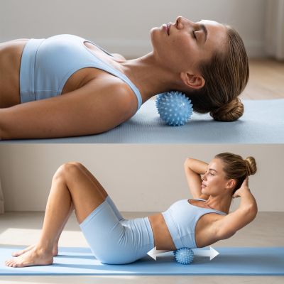 4. Spokey DOUBLE PIN Double Massage Ball