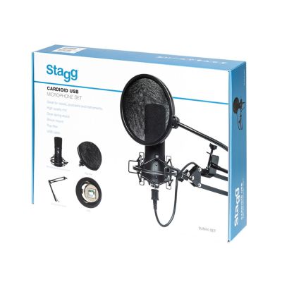 9. STAGG SUM45 Set - USB Condenser Microphone