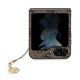 3. Guess 4G Charms Collection case for Samsung Galaxy Z Flip 5 - brown