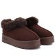 4. Women's brown Big Star fur platform snow boots UU274203