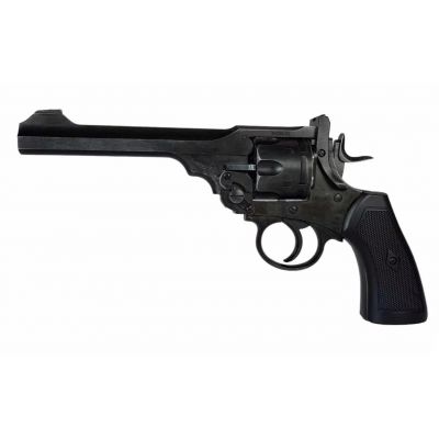5. WEBLEY MKVI .455 Police revolver, cal. 4.5 mm, Diabolo, 6-shot cartridges, 4" barrel, CO2 Black Ekp do17J