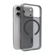 Puro Daylight Magsafe Compatible Silicone Case for iPhone 17 Pro - Translucent Black