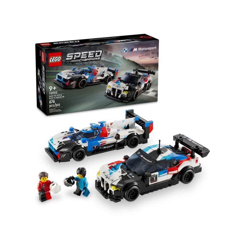 5. LEGO Speed Champions 76922 BMW M4 GT3 & BMW M Hybrid V8 Race Cars