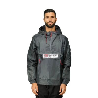 3. Geographical Norway Choupa Dark Grey Men 244 Goz-Art Dark Grey Spring Jacket (WW4243H/GN-Dark Grey)