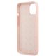 7. Guess GUHCP13SLS4GWPI iPhone 13 mini 5.4" pink/pink hard case Silicone 4G Logo