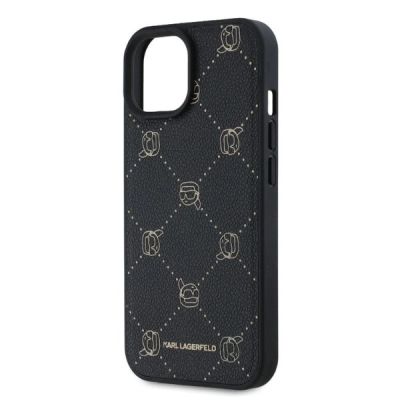 3. Karl Lagerfeld Magsafe Karl Head iPhone 15 Case - Black
