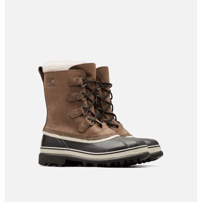 2. SOREL Caribou Boots - Men's Brown Snow Boots
