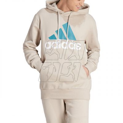 4. Adidas Essentials French Terry Big Logo Hoodie M IJ8584