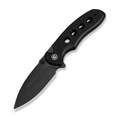 CIVIVI Triptych Knife with 14C28N Blade, G10 All Black