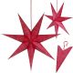 DECORATIVE PAPER STAR 45CM RED