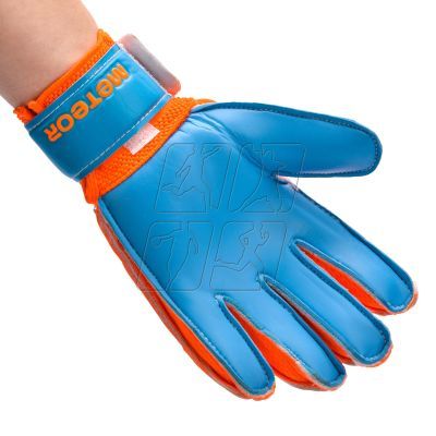 65. Goalkeeper gloves Meteor Catch Blue 03806-03812