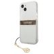 2. Guess GUHCP13SKB4GBR iPhone 13 mini 5.4" Transparent hardcase 4G Brown Strap Charm