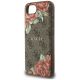 6. Guess 4G Flowers Print MagSafe case for iPhone 16e - brown