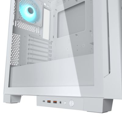 14. Cougar Midi-Tower Airface ECO Case, ARGB, White
