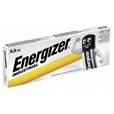 2. ENERGIZER BATTERY INDUSTRIAL PRO AA LR6 1.5V 10 PCS