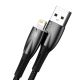 2. Baseus Glimmer Series cable USB-A - Lightning 480Mb/s 2.4A 2m black