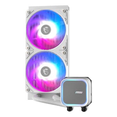 4. MSI MAG CoreLiquid A13 240 WHITE Water Cooling