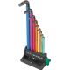11. Set of 950/9 HEX-PLUS MULTICOLOUR 3 Allen keys 9CZR