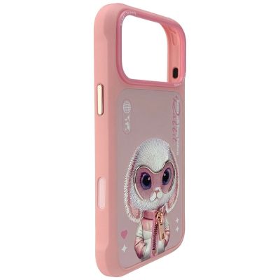 2. Nimmy Cool&Cute 2.0 Rabbit Case for iPhone 17 Pro - Pink