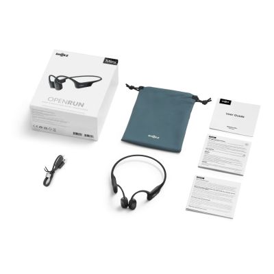 10. Shokz OpenRun Mini USB-C Wireless Bone Conduction Headphones Black