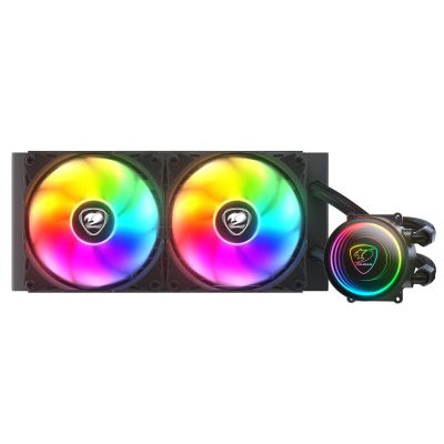 2. COUGAR Poseidon Elite 240 CPU Water Cooler, ARGB