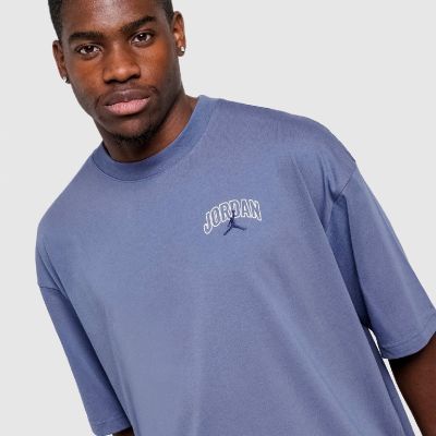 3. Men's Air Jordan Brooklyn Arch Logo T-shirt Blue - II2344-410