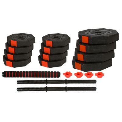 12. ENERO FIT ADJUSTABLE TRAINING DUMBBELLS 2x10KG WITH BARBELL FUNCTION