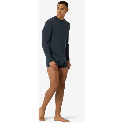 2. Men’s SUPER.NATURAL M SIERRA140 LS Long-Sleeve Shirt, Navy Blue