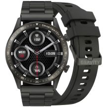 Smartwatch Gravity Black Bracelet and Strap GT10-1