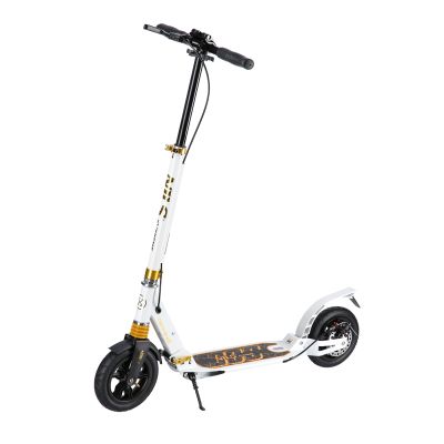 HM209T WHITE-GOLD SCOOTER WITH DISC BRAKE NILS EXTREME