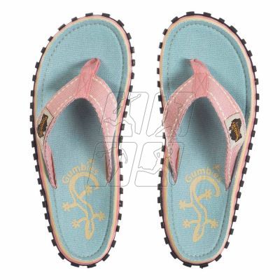 4. Gumbies Islander Canvas Flip Flops W G-IS-WN-GHE