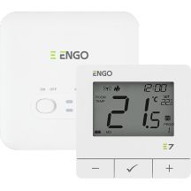 ENGO Controls E7-RFW Programmable Wireless Temperature Controller, White