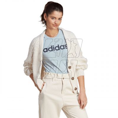 7. adidas Loungewear Essentials Slim Logo Tee adidas W IM2832