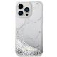 3. Guess GUHCP14XLCSGSGH iPhone 14 Pro Max 6.7" white/white hardcase Liquid Glitter Marble