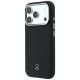2. Mercedes Leather Semi Wrap Grill Pattern MagSafe Case for iPhone 17 Pro - Black