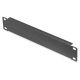 45. 10" network kit: 12U wall-mounted cabinet, shelf, power strip, 8-port switch, Cat.6 panel, black