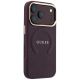 4. Guess Saffiano Peony & Ring MagSafe case for iPhone 17 Pro Max / 18 Pro Max - burgundy