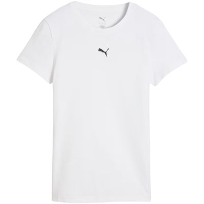 2. Puma Ess Centered Cat Logo Tee Women's White 692916 02