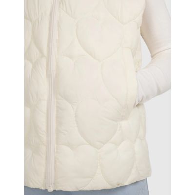 7. Girls' down vest with synthetic filling 4F 4FJRAW25TVJAF323-11S