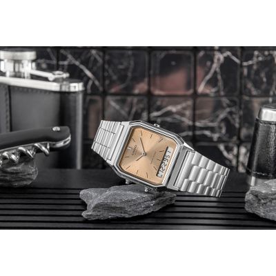 5. Women's watch CASIO AQ-230A-4AMQYDF + BOX