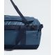 7. The North Face Base Camp Voyager Duffel Bag 62L Recycled Plastic, Thermoplastic Polyurethane Elastomers (TPU) Blue
