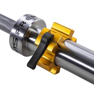 4. Olympic bar 20 kg / 2200 mm with lock jaw clamps HMS GO1100