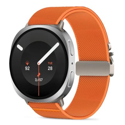 Tech-Protect Nylon Clasp Strap for Samsung Galaxy Watch 40/44/46 mm - Orange
