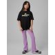 6. Girls' loose T-shirt with print 4F 4FJRSS26TTSHF4137-020S