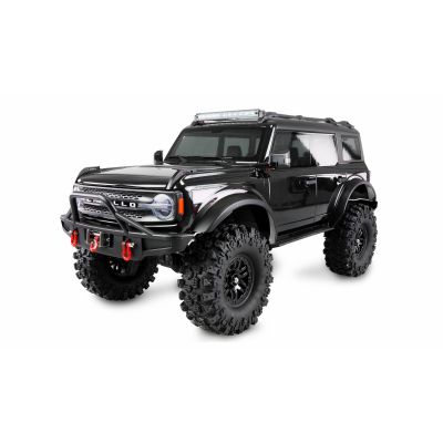 7. Amewi AMXRock Caballo Crawler 4WD 1:10 ARTR Remote Control Car, Black Metallic