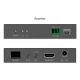 8. HDMI Fiber Optic Extender 4K/60Hz over IP 1G or up to 40km/300m, HDMI Loop-Out, IR Control - Kit
